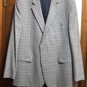 JACK VICTOR Blazer- Blue/ Grey/Plaid